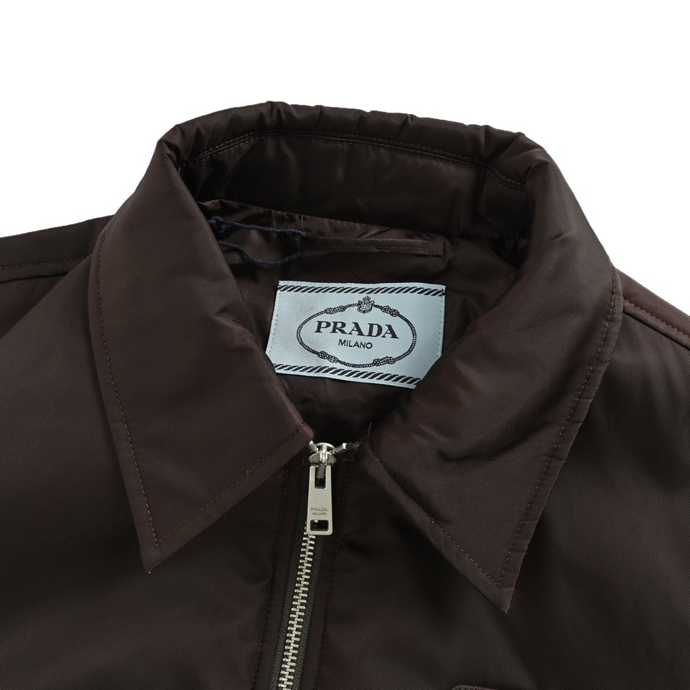 Prada Dark Brown Bomber Jacket - image 4